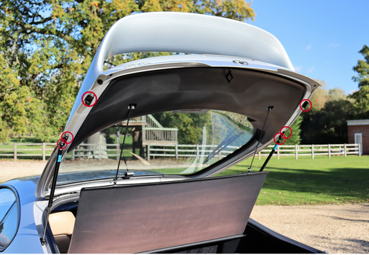 TOYOTA SUPRA JZA80 REAR TRUNK DRESS BOLT KIT