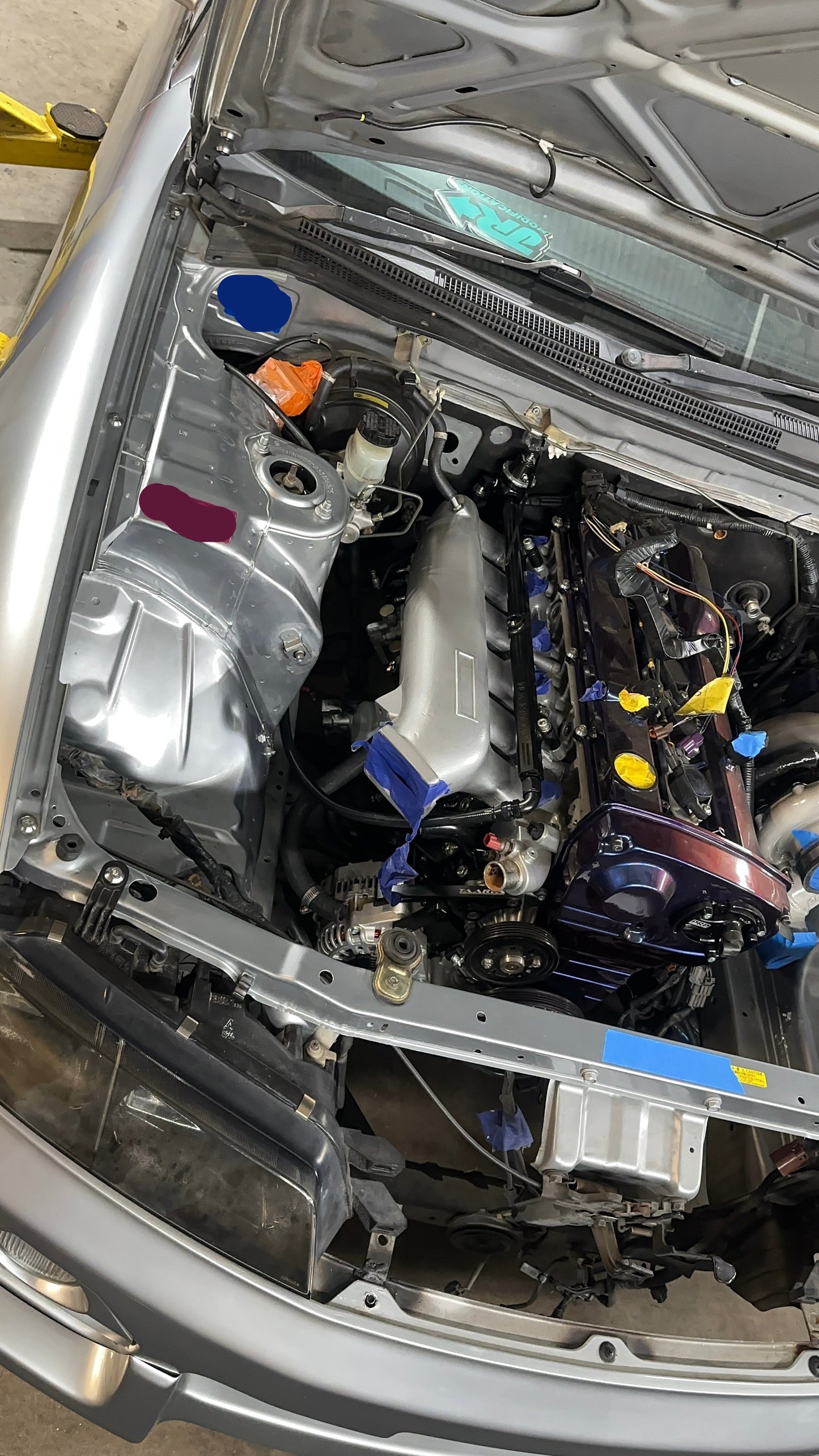 NISSAN R33 SKYLINE ENGINE BAY DRESS KIT