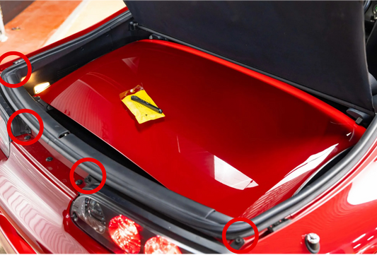 TOYOTA SUPRA JZA80 REAR TRUNK DRESS BOLT KIT