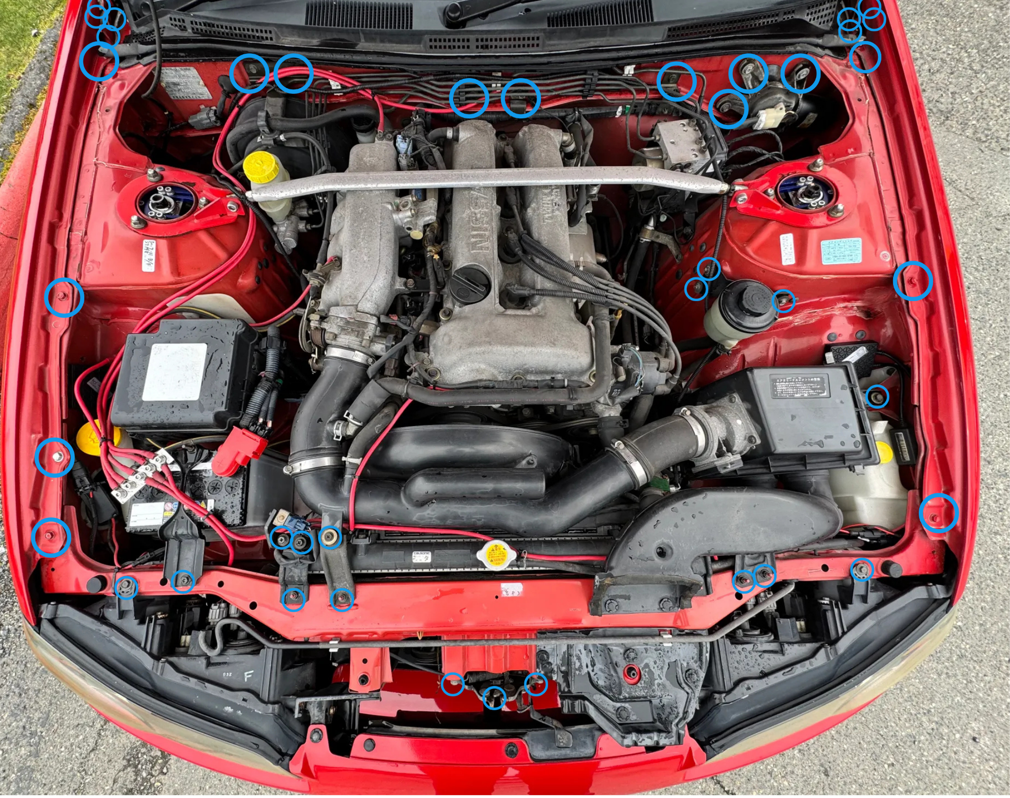 NISSAN S15 SILVIA ENGINE BAY DRESS KIT – Berdtech Garage